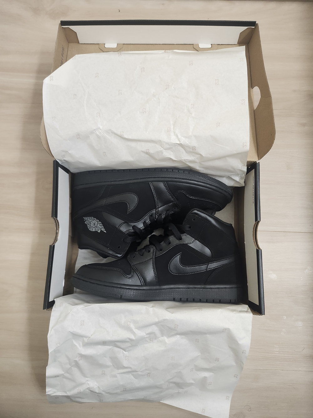 Jordan All-Black High Top Sneakers